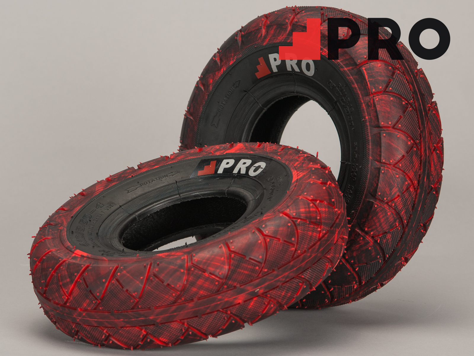 amazon 50 Street Pro Tyres Red/Black Marbled PAIR